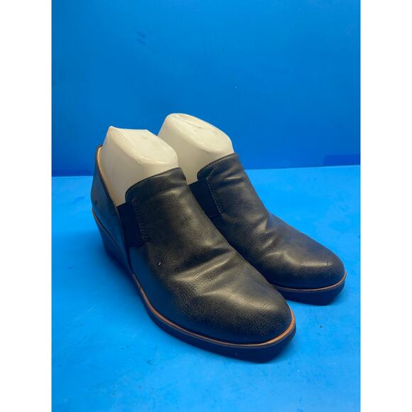 Life Stride Velocity 2.0 Zora Black Booties Women Size 8.5 M Wedge Comfort Shoes - Picture 5 of 10